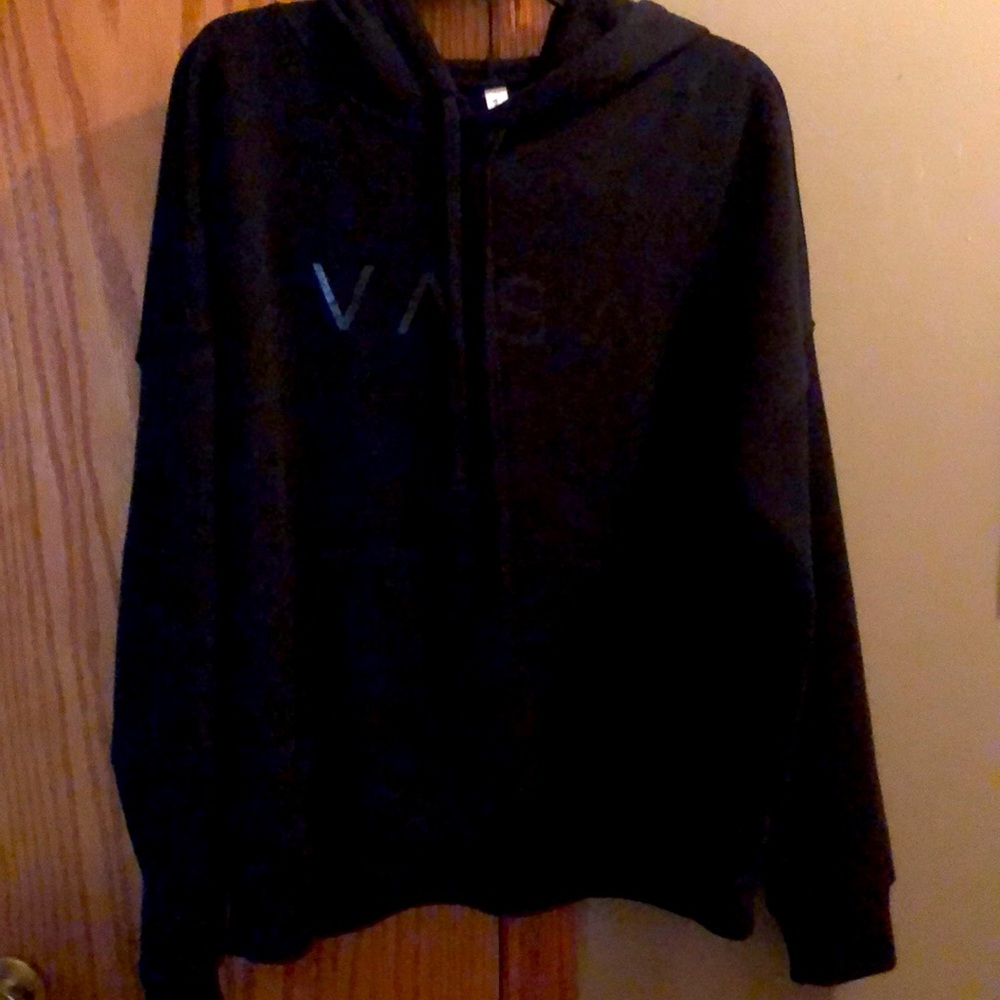 VASA Fitness black on black hoodie Size M